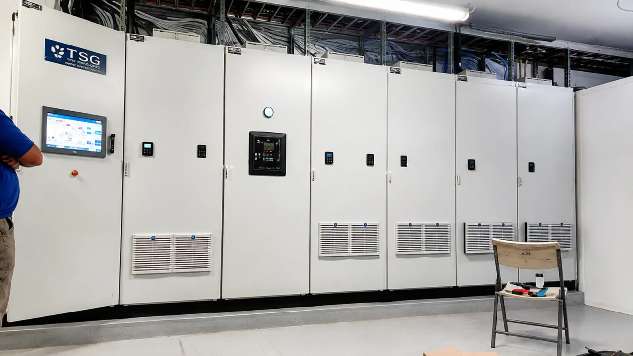 Paneles de control integrados por Tecno All en una planta desalinizadora